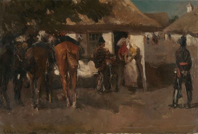 Billeting the Troops by George Hendrik Breitner